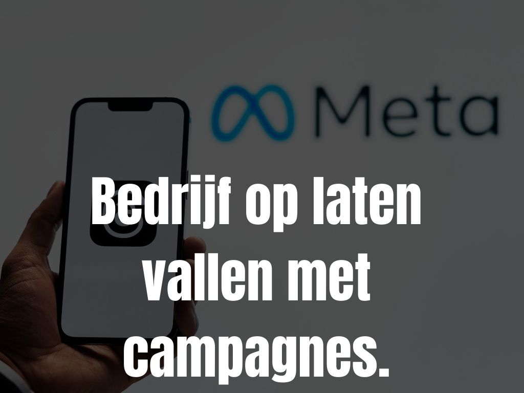 Bedrijf op laten vallen
